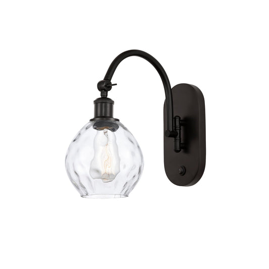 Innovations Waverly 1-Light 6in Wall Sconce | Industrial Oil Rubbed Bronze and Clear Glass | Bedroom & Hallway Accent Light | Model 918-1W-OB-G362