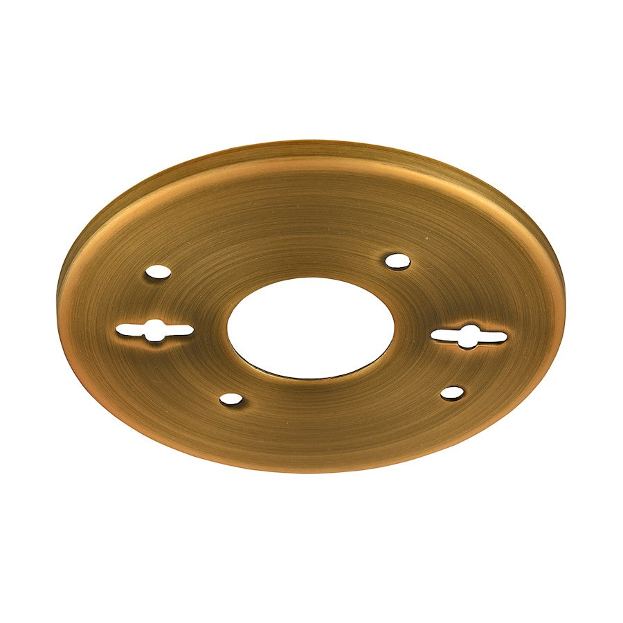 Innovations 5" Universal Vanity Plate in Brushed Brass