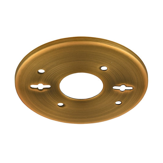 Innovations 5" Universal Vanity Plate in Brushed Brass