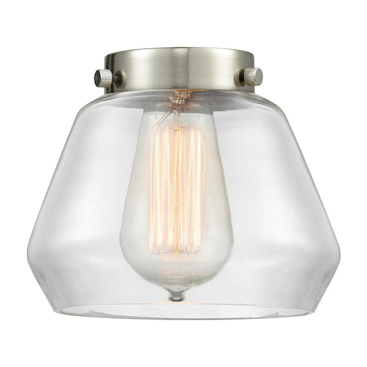 Innovations Fulton 7in 1-Light Pendant | Industrial Clear Glass | Kitchen Island & Dining Room | 7 x 7 x 5 in | Model G172