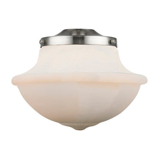 Innovations Large Oxford Light Glass, Frosted Schoolhouse