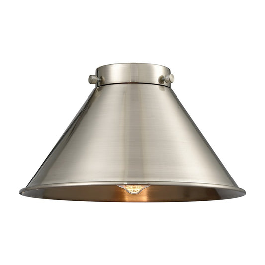 Innovations 10" Briarcliff Metal Shade in Brushed Satin Nickel