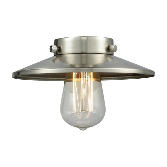 Innovations M2-SN Light Railroad 8 inch Metal Shade, BS Nickel