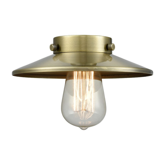 Innovations M4-AB Light Railroad 8 inch Metal Shade, Antique Brass
