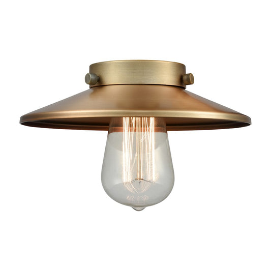 Innovations M4-BB Light Railroad 8 inch Metal Shade, Brushed Brass