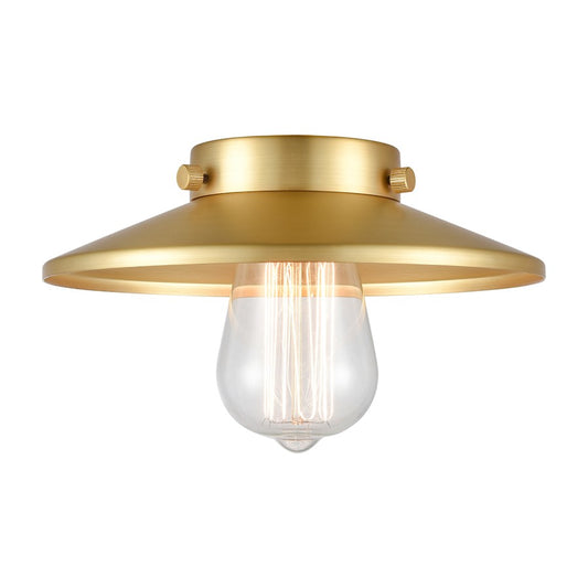 Innovations M4-SG Light Railroad 8 inch Metal Shade, Satin Gold