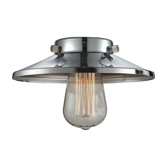 Innovations M7-PC Light Railroad 8 inch Metal Shade, Polished Chrome