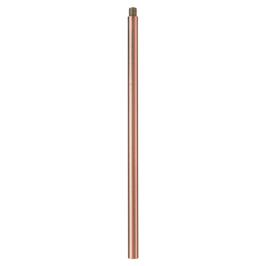 Innovations Stem Collection 12in Threaded Replacement Stem | Transitional Antique Copper Steel | Ceiling Fixture Extension & Pendant | Model ST-12-AC