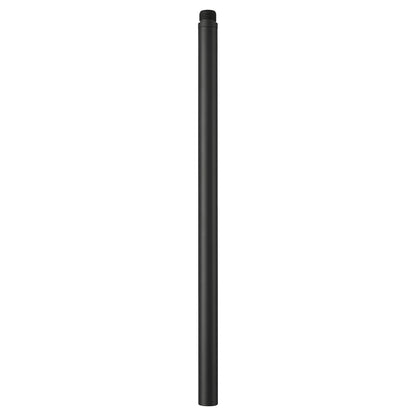 Innovations Lighting ST-12M-BK 12in Threaded Replacement Stems | Transitional Matte Black Brass | Damp Location Fixture Accessory | Model ST-12M-BK