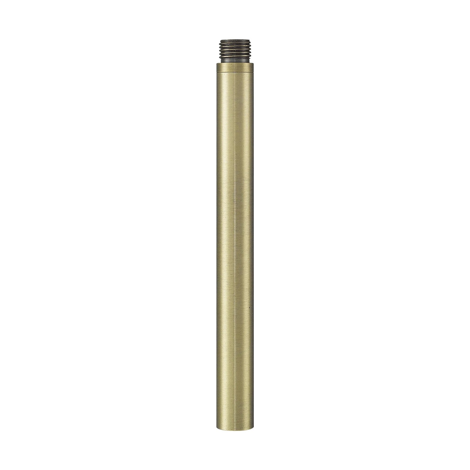 Innovations Lighting ST-6M-AB 6in Threaded Replacement Stems | Transitional Antique Brass | Damp-Rated Light Fixture Accessory | Model ST-6M-AB