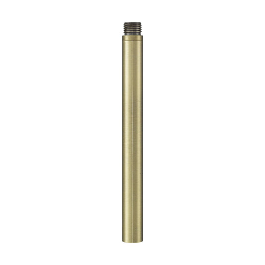 Innovations Lighting ST-6M-AB 6in Threaded Replacement Stems | Transitional Antique Brass | Damp-Rated Light Fixture Accessory | Model ST-6M-AB