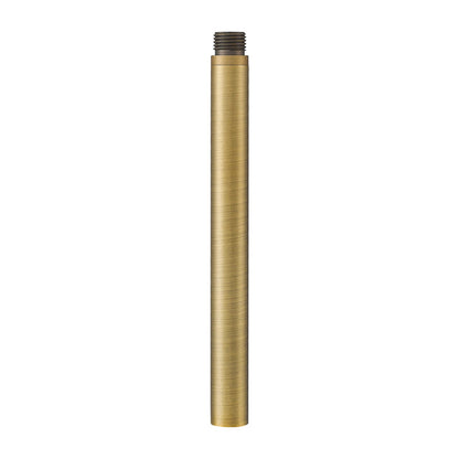 Innovations Lighting ST-6M 6in Threaded Replacement Stem | Brushed Brass Steel | Pendant & Chandelier Extension | 0.75 x 6 in | Model ST-6M-BB
