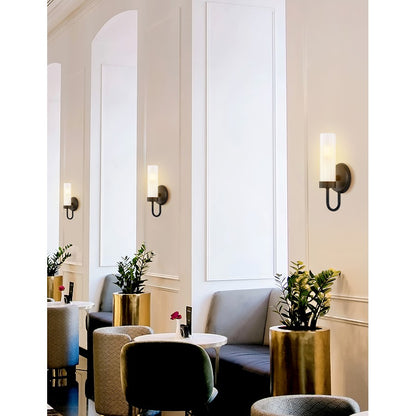 1 Light Cylinder Wall Sconce