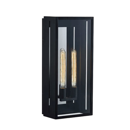 2 Light Rec Outdoor Wall Sconce