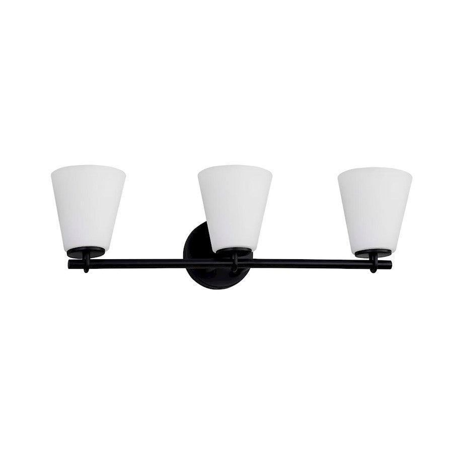 3 Light Bathroom Vanity Light, Opal