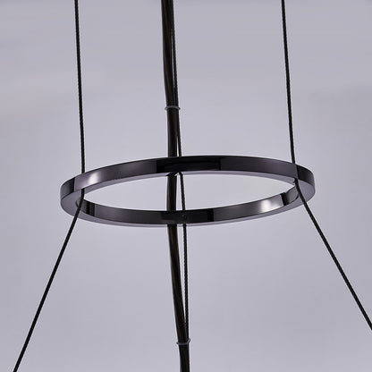 Kalco Glacier 1 Light 20" Pendant, Smoked Firenze/Black Nickel