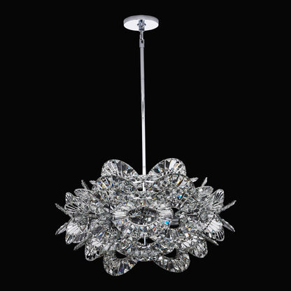 Kalco Luminoso 14Lt Chand, Chrome/Trapezoidal Crystal - 045456-010-FR001