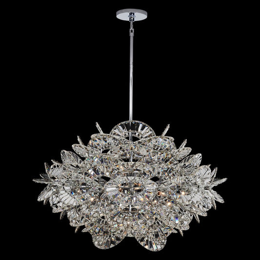 Kalco Luminoso 18Lt Chand, Chrome/Trapezoidal Crystal - 045457-010-FR001