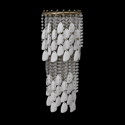 Kalco Farfalle 2Lt Wall Sconce, Clear/Brushed Champagne Gold - 047321-038-FR001