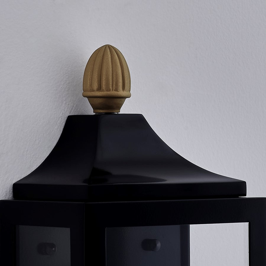 Kalco Lighting Midsummer 1 Light Outdoor Wall Sconce, Matte Black