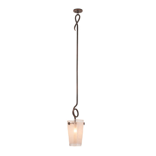 Kalco Lighting Tribecca 1 Light Pendant, Antique Copper - 4301AC-FROST