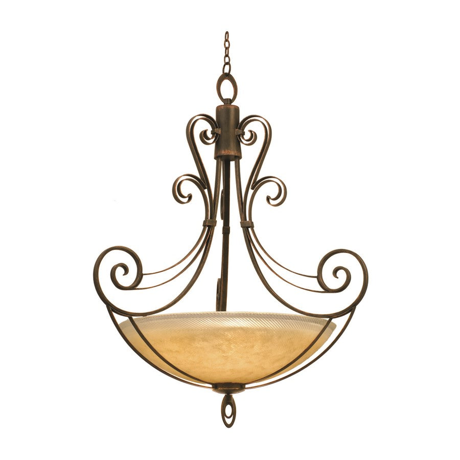 Kalco Lighting Mirabelle 6 Light Pendant, Antique Copper - 5196AC-ANTQ