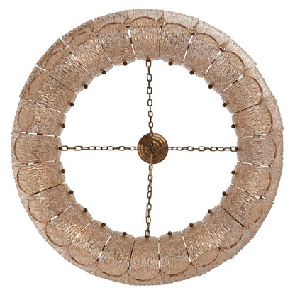 Kalco Lighting Camellia 10 Light Chandelier, Winter Brass