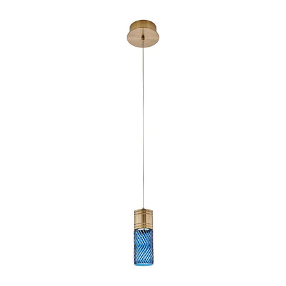 Kalco Lighting Kiriko 1 Light Pendant, Winter Brass - 524911WB