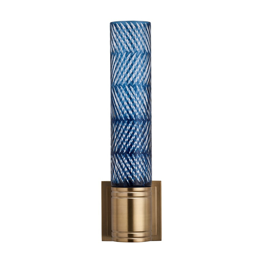 Kalco Lighting Kiriko 1 Light Wall Sconce, Winter Brass