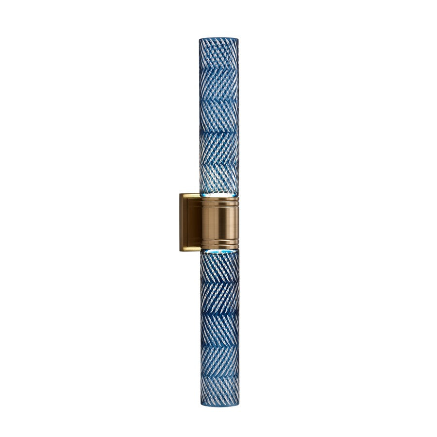 Kalco Lighting Kiriko 2 Light Wall Sconce, Winter Brass - 524922WB