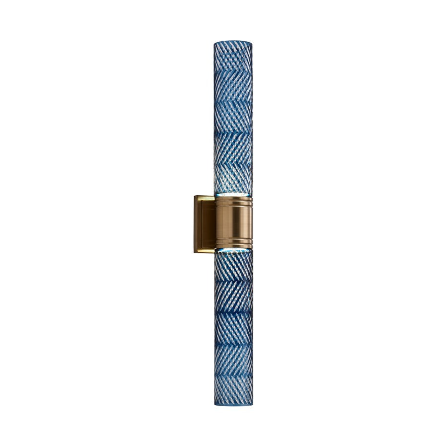 Kalco Lighting Kiriko 2 Light Wall Sconce, Winter Brass