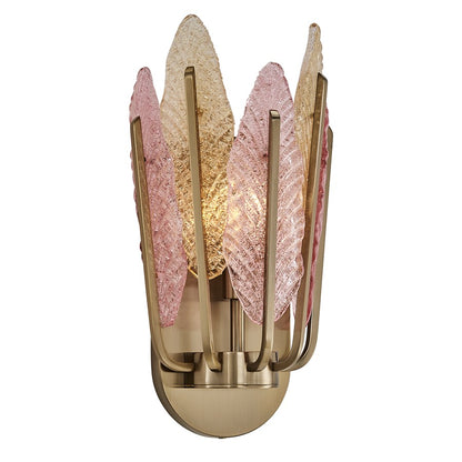 Kalco Lighting Autumna 1 Light Wall Sconce, Brushed Champagne Gold