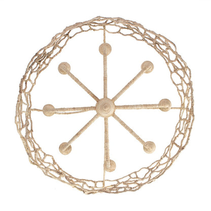 Kalco Lighting Reef 8 Light Chandelier, Warm Ivory