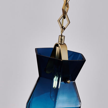 Kalco Lighting Bolsa 1 Light 6.5" Pendant, Winter Brass