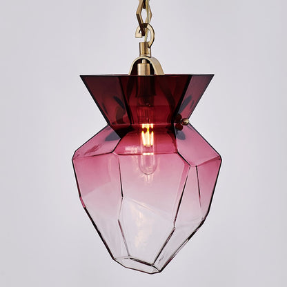 Kalco Lighting Bolsa 1 Light 8" Pendant, Winter Brass