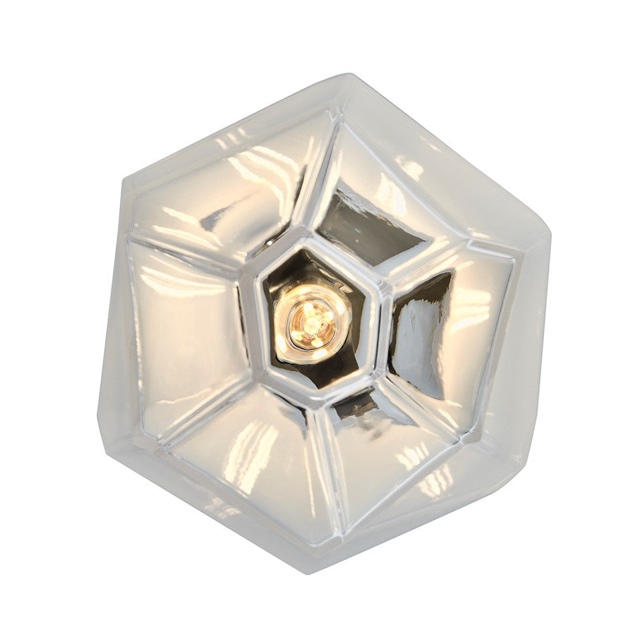 Kalco Lighting Bolsa 1 Light 13" Pendant, Winter Brass