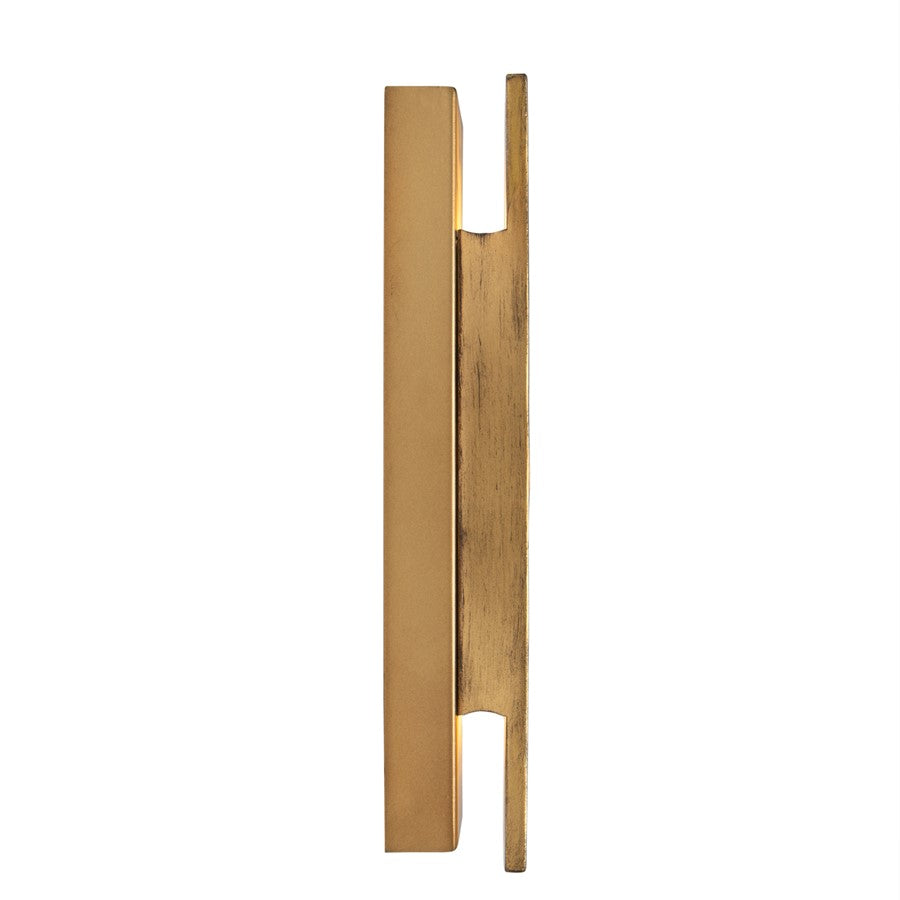 Kalco Lighting Dos 2 Light Wall Sconce, Rustic Gold and Brushed Gold