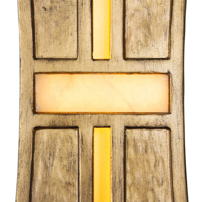 Kalco Lighting Dos 2 Light Wall Sconce, Rustic Gold and Brushed Gold