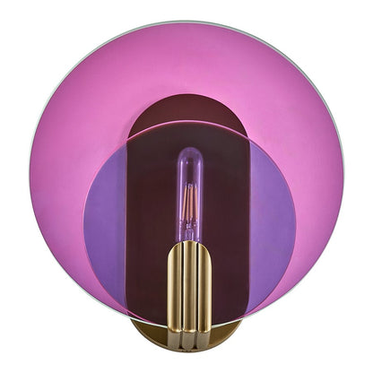 Kalco Lighting Optics 1 Light Wall Sconce, Winter Brass - 528521WB
