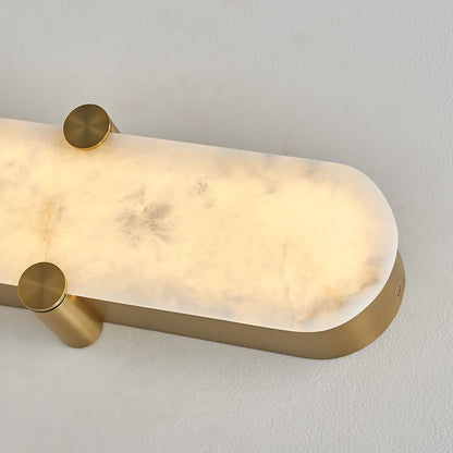 Kalco Lighting Lumba 1 Light Wall Sconce, Winter Brass