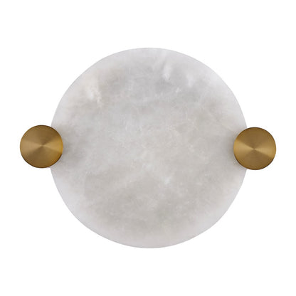 Kalco Lighting Lumba 1 Light 14" Flush Mount, Winter Brass