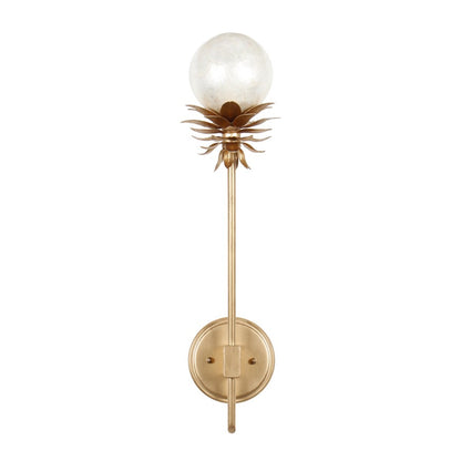 Kalco Lighting Florette 1 Light Wall Sconce, Modern Gold