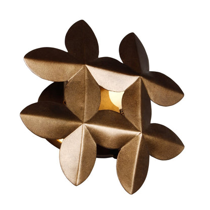 Kalco Lighting Vittoria 2 Light Wall Sconce, Pearlized Antique Brass