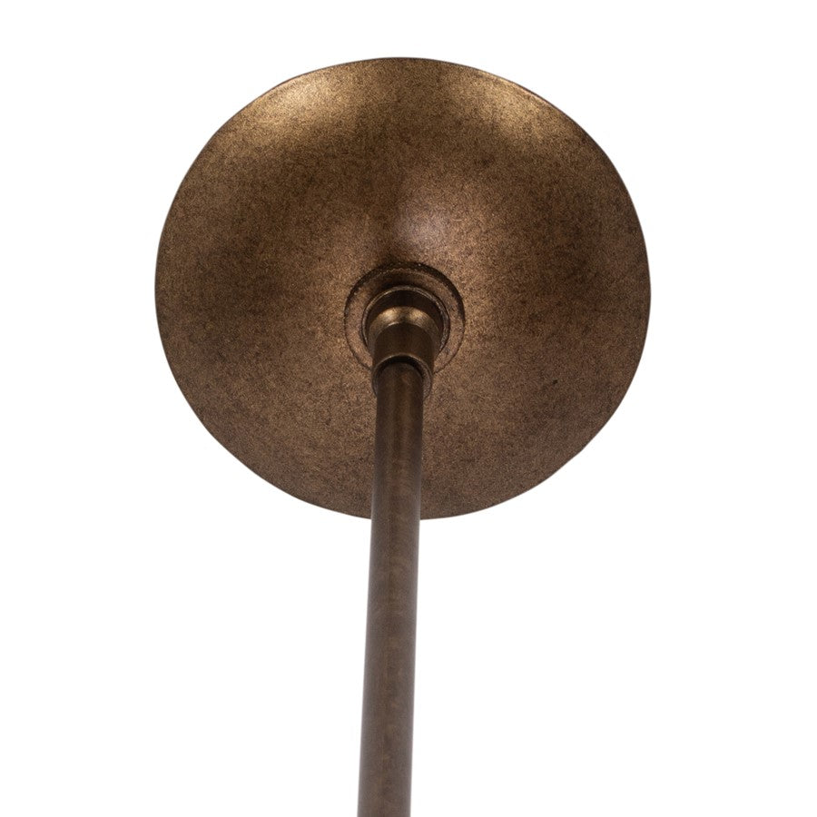 Kalco Lighting Vittoria 6 Light Chandelier, Pearlized Antique Brass