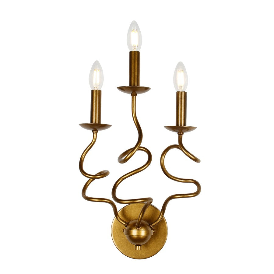 Kalco Lighting Rizo 3 Light Wall Sconce, Oil Rubbed Bronze - 529221ORB