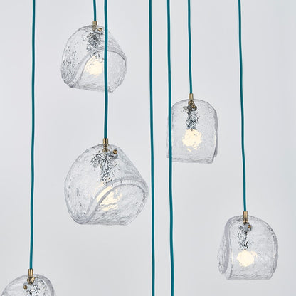 Kalco Lighting Pallina 9 Light 32" Chandelier, Winter Brass