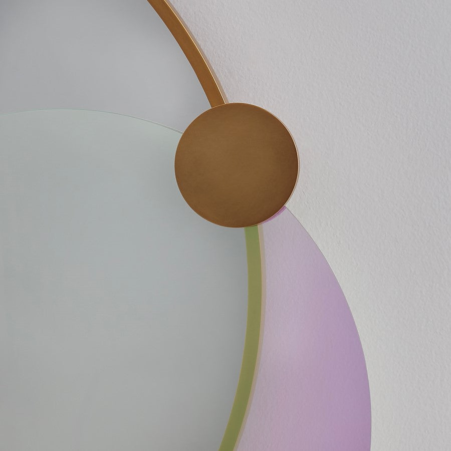 Kalco Lighting Colorways Mirror, True Brass