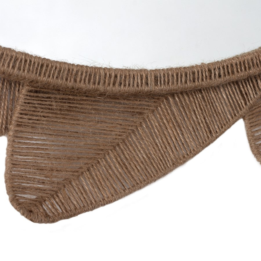 Kalco Lighting Foglie Mirror, Jute