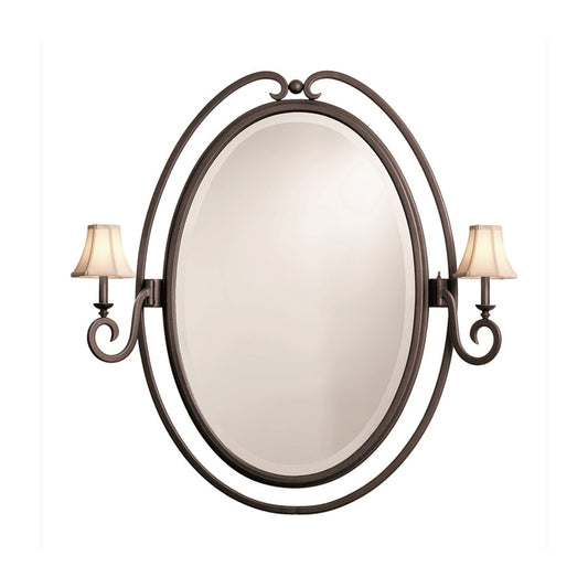 Kalco Lighting Santa Barbara 2 Light Mirror, Tortoise Shell - 810TO