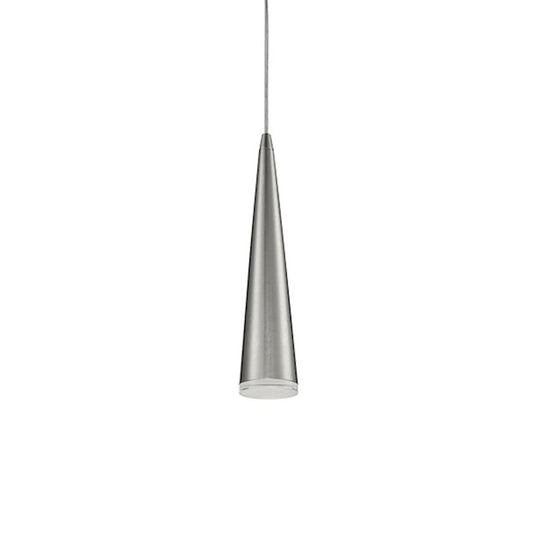 Kuzco Mina 12" LED Pendant, Brushed Nickel/Acrylic Diffuser - 401214BN-LED